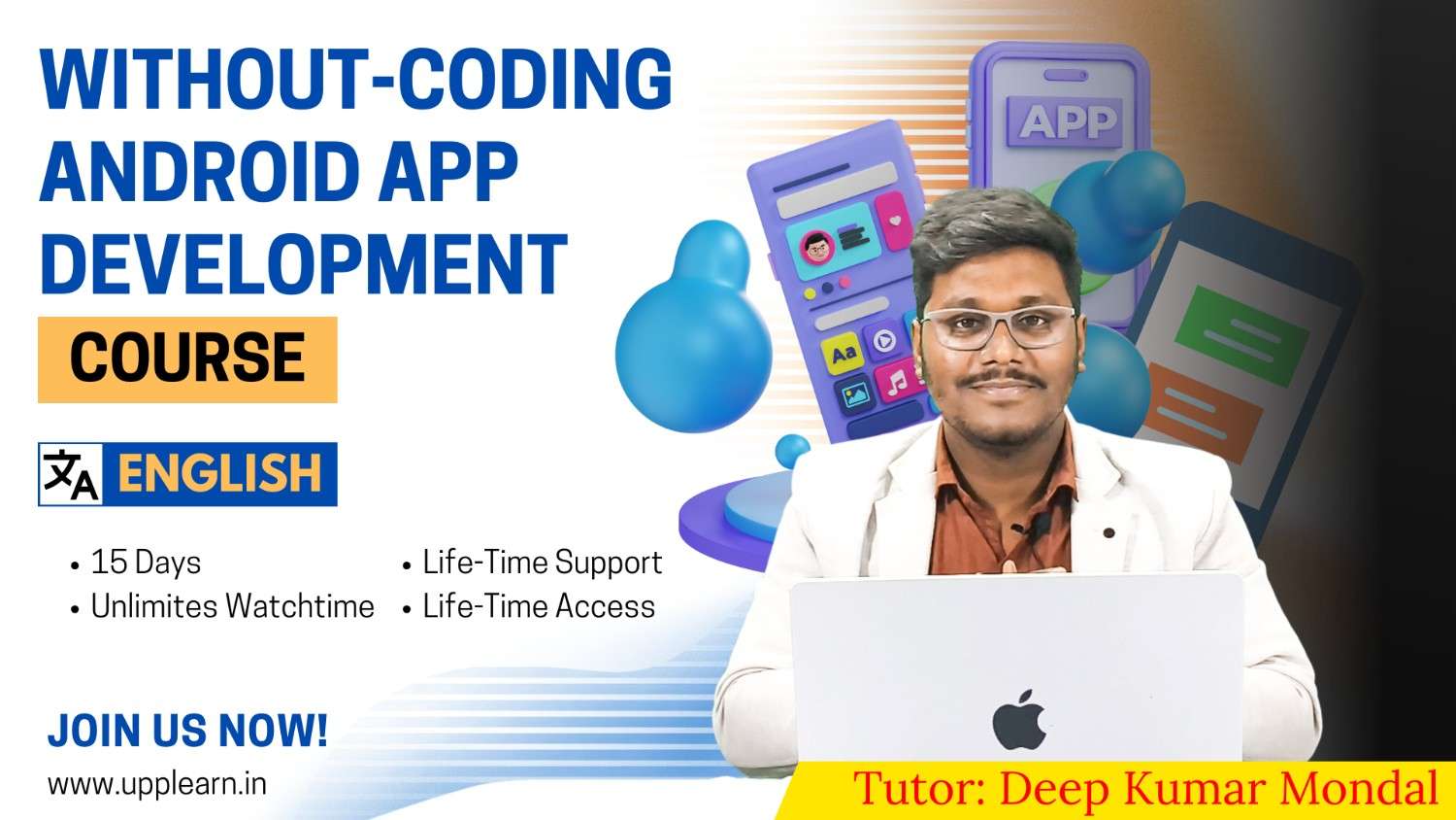 Without Coding Android App Development Course – English